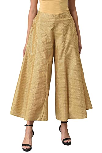 Image of W for Woman Women's Shantung Strechable Regular Culottes for Women | Shantung Culottes