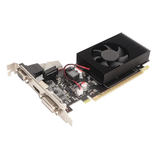 Image of POWERX GT730 4GB DDR3 Graphics Card with VGA, HDMI and DVI Output for Office Work, Multimedia and Multi-Display Setups