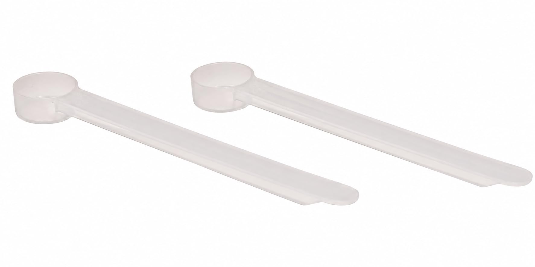 1/4 Teaspoon (1.25 mL) Long Handle Plastic Measuring Spoon for Coffee, Protein Powder, Pet Food, Spices, Grains, Dry Goods – Food-Grade BPA-Free (Pack of 2)
