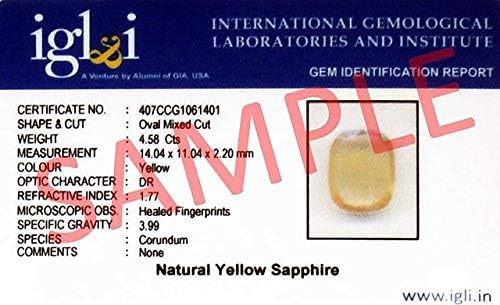 Stone Jewelssri Lanka Pukhraj Stone Original Certified Igl Lab