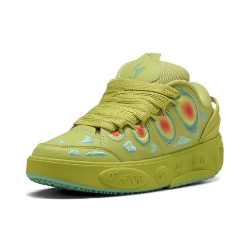 PUMA Mens La Francé Heatmap Lace Up Sneakers Shoes Casual - Green2