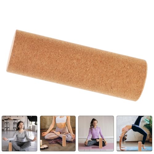 Rodillo de Yoga de Corcho Artibetter, Columna de Espuma Sólida para Masaje y Liberación de Fascia, Ideal para Ejercicios de Arqueo de Espalda, Ø100 × 330 mm miniatura 7