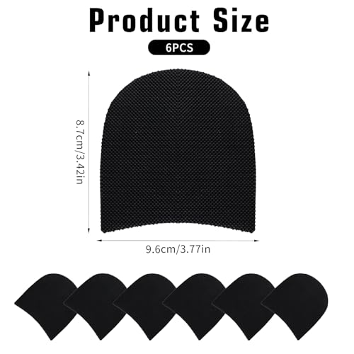 Image of High Heels Patches, Rubber Boot Replacement Square Sole Repair Tips Anti Caps Tread Pad Non Slip Protectors