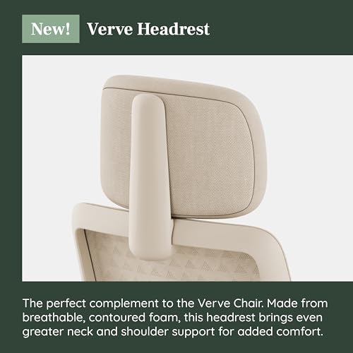 Image of Branch Adjustable Chair Headrest Attachment - Only Compatible with The Verve Chair - Experience Optimal Comfort and Support - Wheat