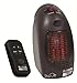 STARLYF FAST HEATER, Stufetta elettrica portatile, Riscaldatore per presa di corrente (Nero Telecomando)