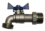 Stainless Steel Boiler Drain Valve Quarter Turn With Hose Bibb No-Lead (Pb Free)