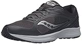 Saucony Men's Grid Seeker Running Shoe, Black/Grey, 11 M US