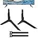 TV Legs for Samsung Only for UN65TU8200F UN65TU8000F UN65TU8200FXZA HG65NT678UFXZA with Cable Ties, BN96-50863A BN96-50868A TV Legs for Samsung TV Stand Legs, No Wall Drilling