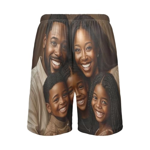 Men's Space Astronaut Cat Funny Pajama Shorts with Pocket and Drawstring S 202b47362