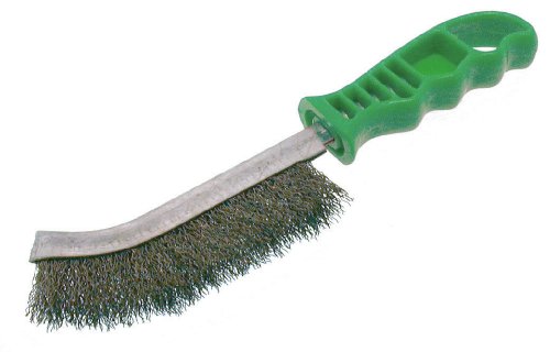 Osborn International 59702SP Economy Stainless Steel Scratch Brush with Plastic Handle, 5-1/2
