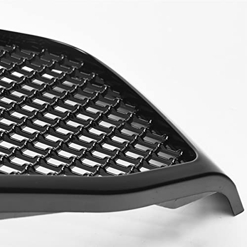 R&L Racing Front Grill Cover Compatible With 06-08 Dodge Ram 1500, 06-09 Dodge Ram 2500/3500 Models | Glossy Black Sport Bumper Guard | Luxury Mesh Hood Front Grille #TOP5