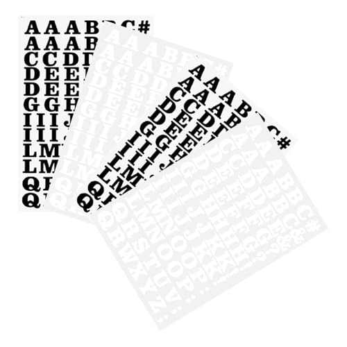 MINAOLULUS Letras Termoadhesivas para Planchar 26 Unidades, Adhesivo Termotransferible para Ropa en Vinilo Pu, Pegatinas Lavables DIY en Color Claro y Negro 27x18.5 Cm, Decoración Textil