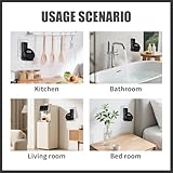 DJBNT - Wall Mount Compatible with Echo Spot 2024, Exit Bracket with Hidden Cable Management, Space Saving Shelf for Bedroom, Kitchen, Living Room, No Drilling Installation - Image 3