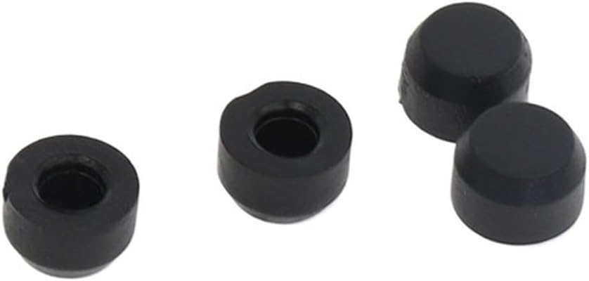 50pcs 6*6mm Transparent/black Round Button Cap Tactile Switch For Switches