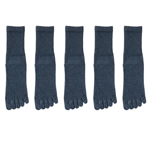 Unisex Toe Socks Five Finger Socks for All Seasons Solid Color Series 16