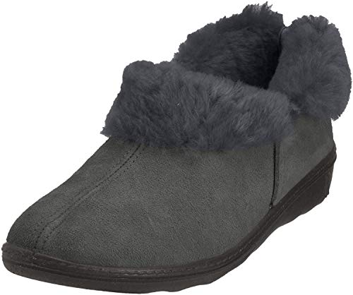 Romika Romilastic 102, Damen Pantoffeln, Grau (Anthrazit 700), 37 EU