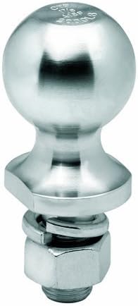 Draw-Tite Trailer Hitch Ball, 1-7/8 in. Diameter, 2,000 lbs. Capacity, Stainless Steel