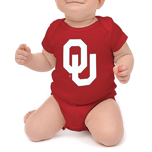 Image of Little King NCAA Short Sleeve Romper-Big Logo 100% Cotton-Sizes 0-3M 6M 12M 18M