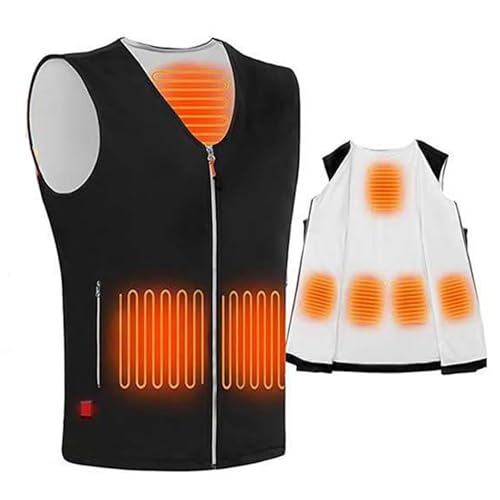 Heated Vest for Women Men Zip Up Quilted Vests Lightweight Sleeveless Heating Coat Electric Warming Heated Jackets