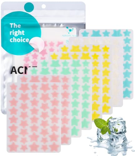 320PCS Parches Granos Acne Pimple Patches,Absorbente Invisible,Uso Diurno Y Nocturno En Uno,Tratamiento Facial Antiacné,Enriquecido Aceite Y Ácido Salicílico,Día y Noche 2 En 1 Pimple Patch Acne Patch