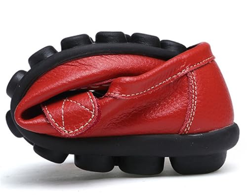 Women's Loafer Shoes Casual Leather Flat Shoes for Women Ladies Tassel Moccasins Shoes3