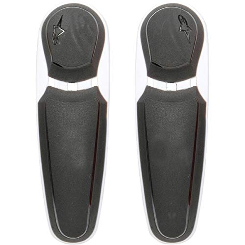 Alpinestars Replacement Toe Slider Set - SMX Plus (WHITE/BLACK)