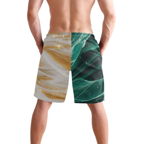 Short de bain avec compression homme long idéal pour parc aquatique