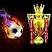 Housunzi Premier Champions Trophy Replica Football Barclays Cup Trophies Soccer League Souvenir Collections Display Ornaments Best Gifts for Fans Gold,77cm