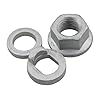 ZCZQC 1Set Motor Mounting Screw m12 Hub Motor Nut Bicycle Axle Screw Cover Washers Nut Cover E-Bike Centre Shaft Lock for Replacement of E-Bike Hub Motor Nut #2