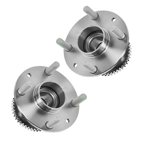 Image of TRQ Front Left and Right Wheel Bearing and Hub Assembly Set 2 Piece Compatible with 1990-1997 Mazda Miata 1999-2005 Miata
