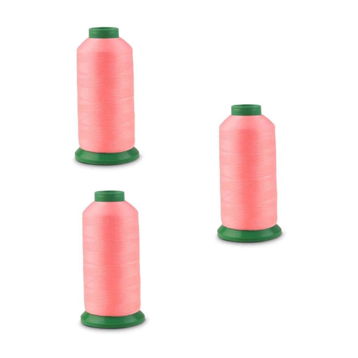 TEHAUX 3piezas Hilo De Bordar Luminoso La Oscuridad De Yardas Color Rosa Para Costura y Bordado Hilos De Coser y Tejer