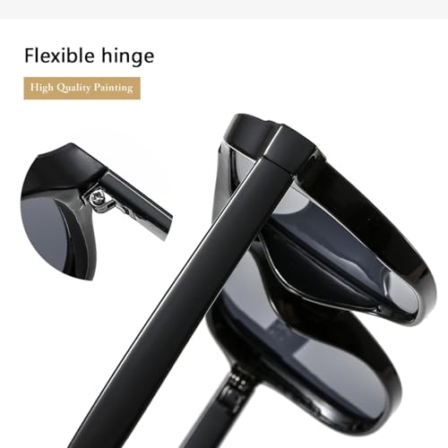 Fashion Classic Rectangular Frame Sunglasses Women Style Sunscreen Eyeglasses Unisex Uv4003