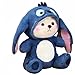 Bilibang Cartoon Plush Cross-Dressing Teddy Bear Plush Toy, Cute Teddy Bear with Removable Stitchhat (Blue StitchBear, 11 inch / 0.5 lb)