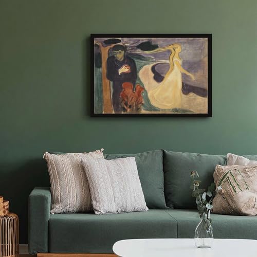 Separation par Edvard Munch de haute qualite avec cadre a suspendre elegant - 6