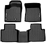 SMARTLINER Custom Fit Floor Mats 2 Row Liner Set Black Compatible with 2022-2023 Mitsubishi Outlander