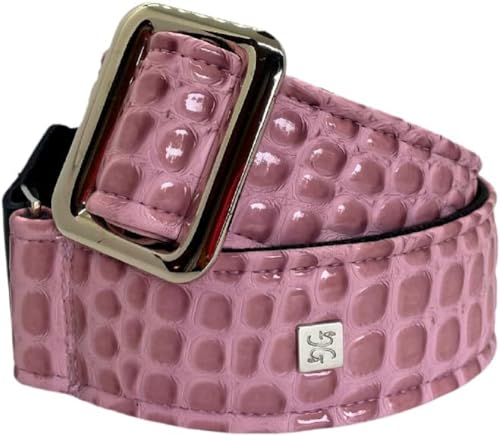 Chapeau Aussie Gator Dusty Lilac en cuir véritable de crocodile style australien