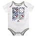 Outerstuff MLB Newborn (0M-9M) Infant (12M-24M) Go Team 3-Pack Creeper Set, Toronto Blue Jays, 18 Months