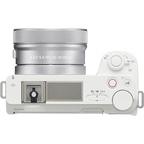 Image of Sony ZV-E10 II Mirrorless Camera (White) with Sony E PZ 16-50mm f /3.5-5.6 OSS II Lens + Sony GP-VPT3 Wireless Shooting Grip + SanDisk Extreme Pro 64GB and More (14pc Bundle)