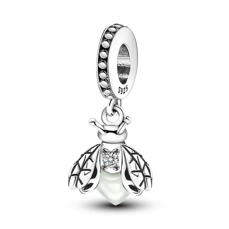 LMLMECREA Charms Anhänger 925 Sterling Silber - Modische Charm für Europäische Armbänder - Süßes Tier Geschenk für Frauen, Mamas & Töchter