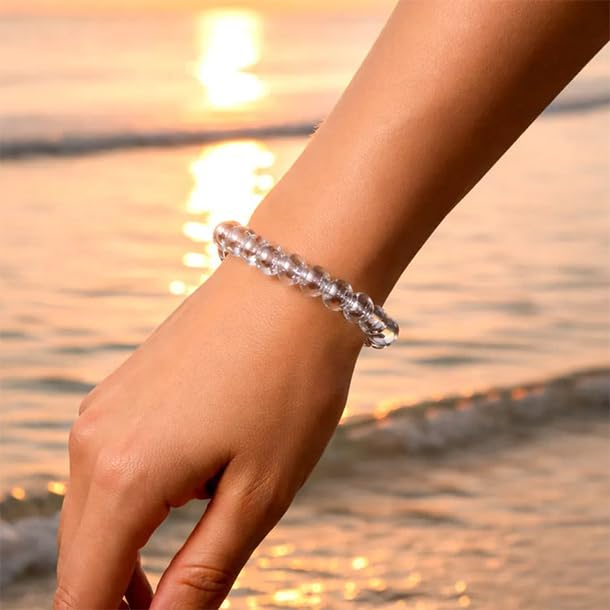 Image of Stone Bracelet for Men & Women | Natural Crystal for Wealth | Protection | Confidence & Success | Adjustable Healing Bracelet for Meditation | Reiki & Spiritual Energy
