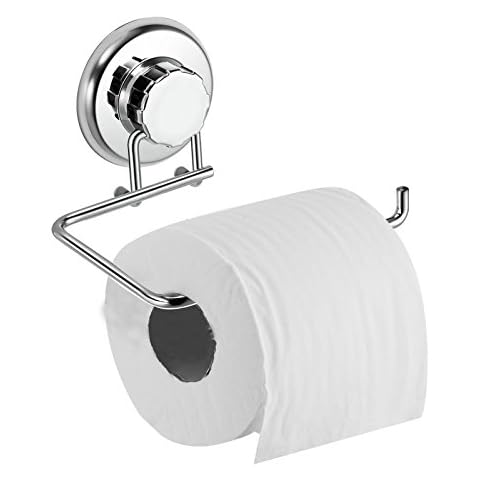 HASKO Vacuum Suction Cup Toilet Paper Holder Cover