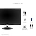 ViewSonic VX2457-MHD 24 Inch 75Hz 2ms 1080p Gaming Monitor with FreeSync Eye Care HDMI and DP, Black