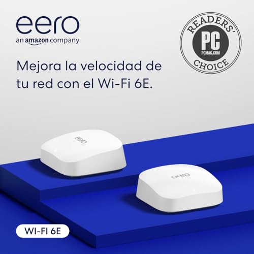 Router wifi de malla eero Pro 6E: adiós a las zonas sin internet en tu hogar con este pack de 2 1