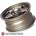 Circuit Performance CP22 15×6.5 Flat Bronze 4×100 [+35mm] Wheels Spoon Style Rims compatible with Honda Civic, Acura Integra, Mazda Miata