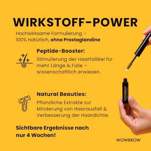 Augenbrauen- und Wimpernserum Wowbrow (5ml) – 2-in-1 Pflege