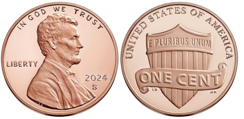 2024 Proof Cent Lincoln Shield Penny S Mint
