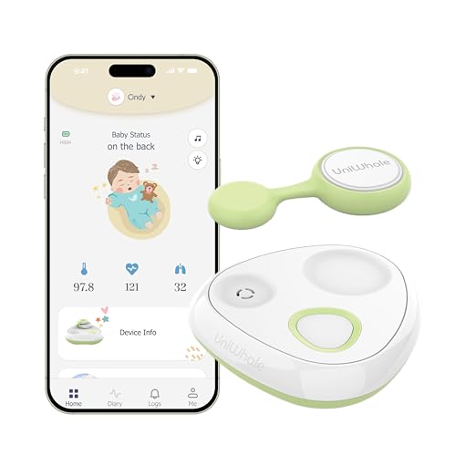 AI Smart Baby Monitor w/Free App, Tracking Breathing, Heart Rate ...
