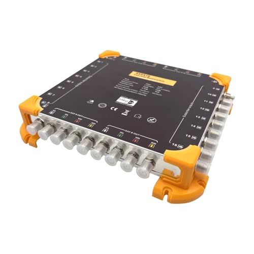 Tacdas Receptor de SatéLite Digital Multiconmutador Diseqc 2.0 de 9 Entradas y 16 Salidas, 9 Entradas, ConmutacióN en Cascada, 4,0 DB, 950 2150 MHz