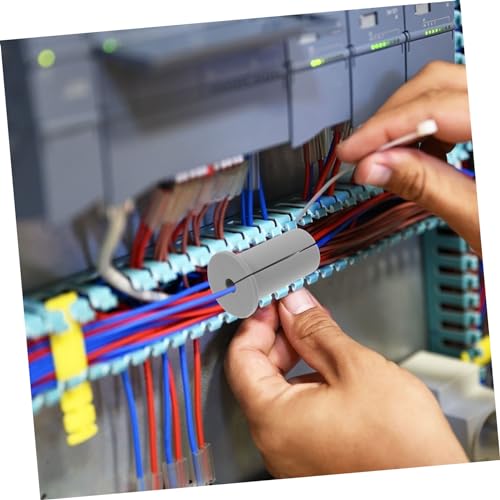 2 piezas de cubierta protectora para cable de silicona para gestión de cables miniatura 7