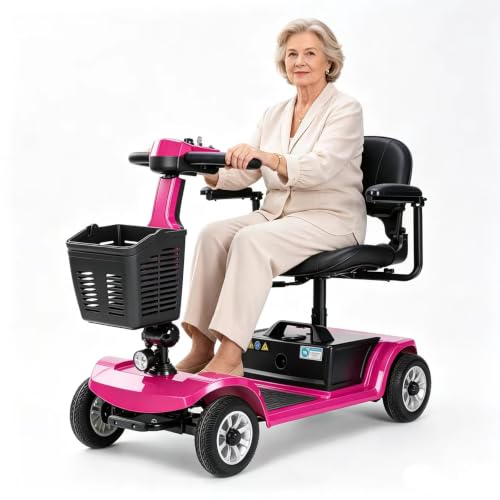 Image of 22-Mile Electric Mobility Scooter for Seniors - Easy to Operate